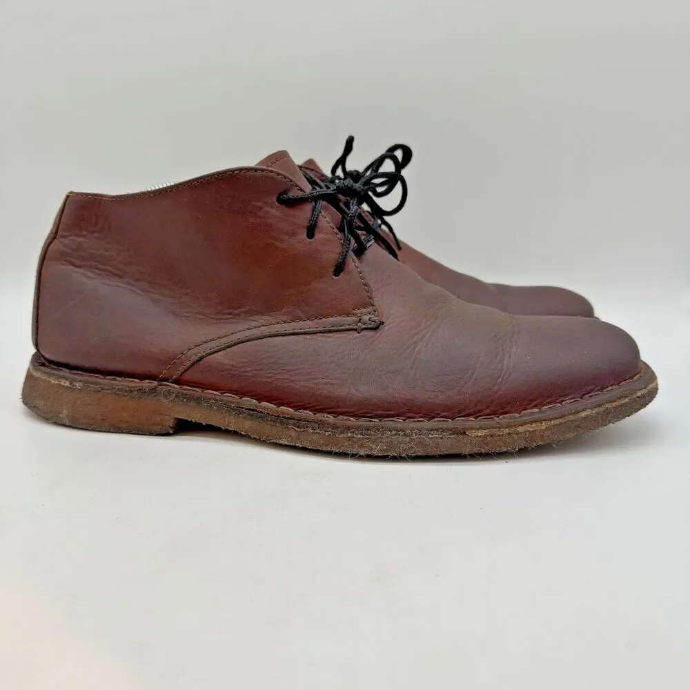 Johnston & Murphy Signature Chukka Boot 59-11186 Men's Brown 10M Gum Sole Desert